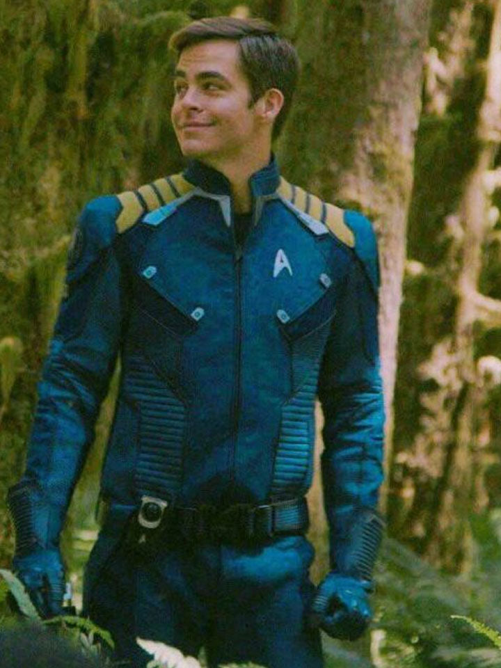 Blue Leather Jacket