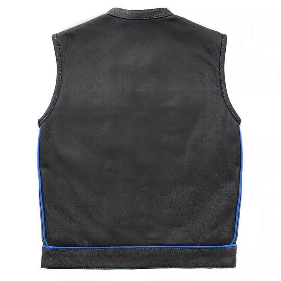 Sialkot Leathers Men’s Café Racer Vest – Minimalist Urban Rider Edition