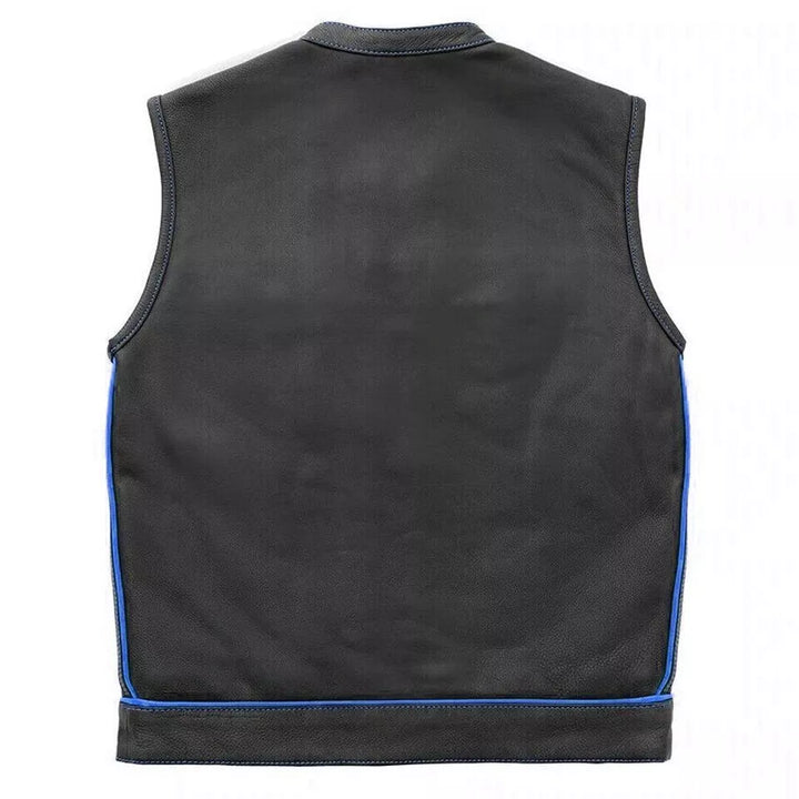 Sialkot Leathers Men’s Café Racer Vest – Minimalist Urban Rider Edition