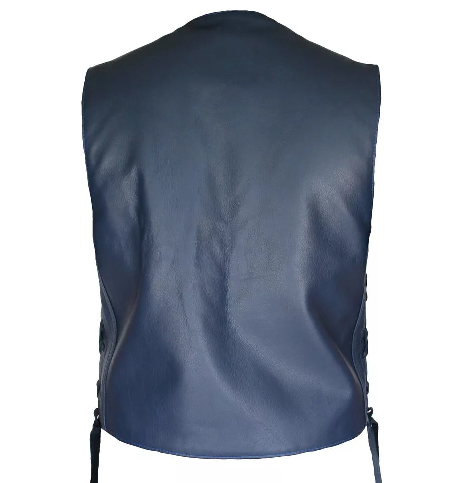 Genuine Leather Club Vest – Rugged, Stylish, and Built to Last