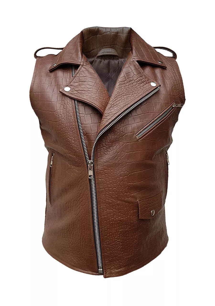 Club Style Motorcycle Vest | Sialkot Leathers