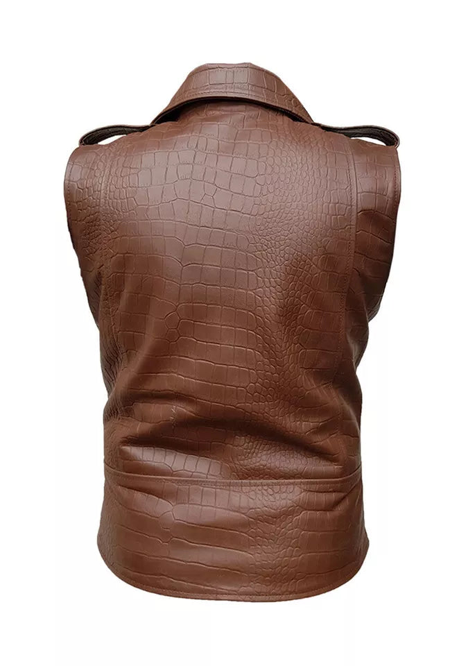 Club Style Motorcycle Vest | Sialkot Leathers