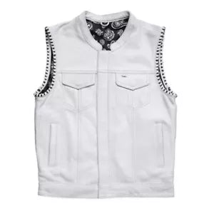 Urban Street Style Leather Vest | Sialkot Leathers