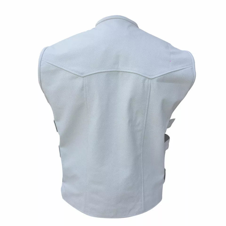 Western Cowboy Leather Vest | Sialkot Leathers