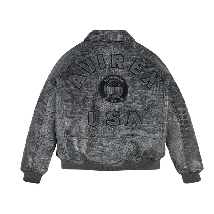 LIMITED EDITION DISTRESSED CROC ICON JACKET